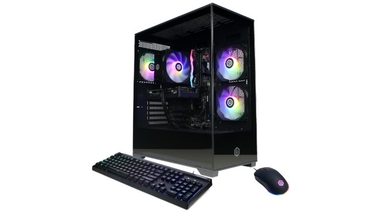 A product render of the CyberPowerPC Gamer Master gaming PC.