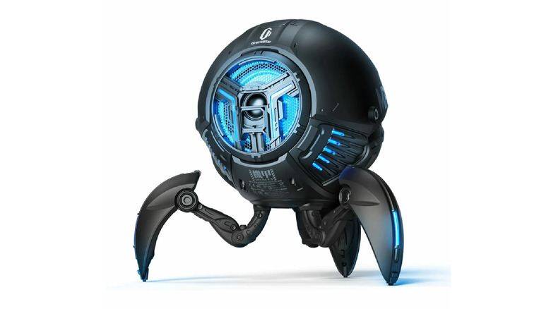 The black GravaStar Mars Pro on a white background