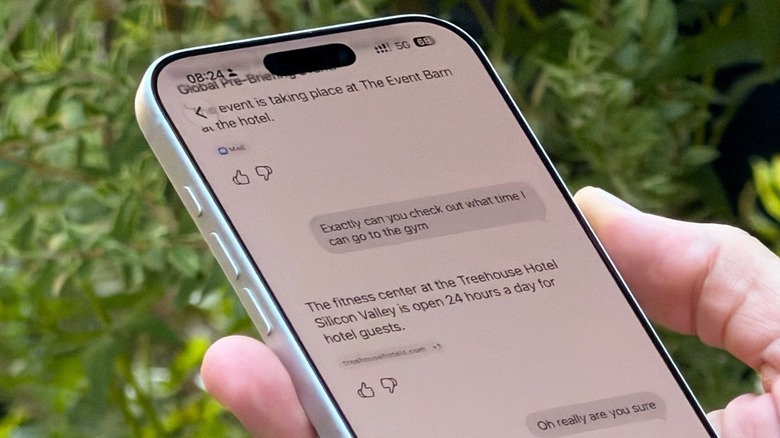 Close-up shot of Siri's app on an iPhone