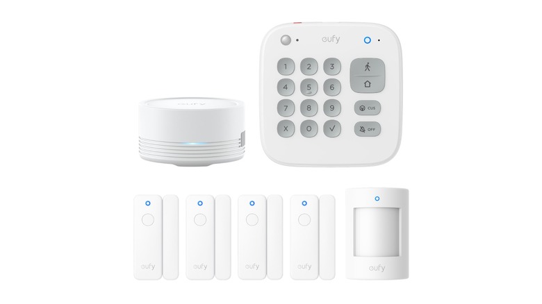 the Anker eufy Essential Security Bundle product photo showing included gadgets