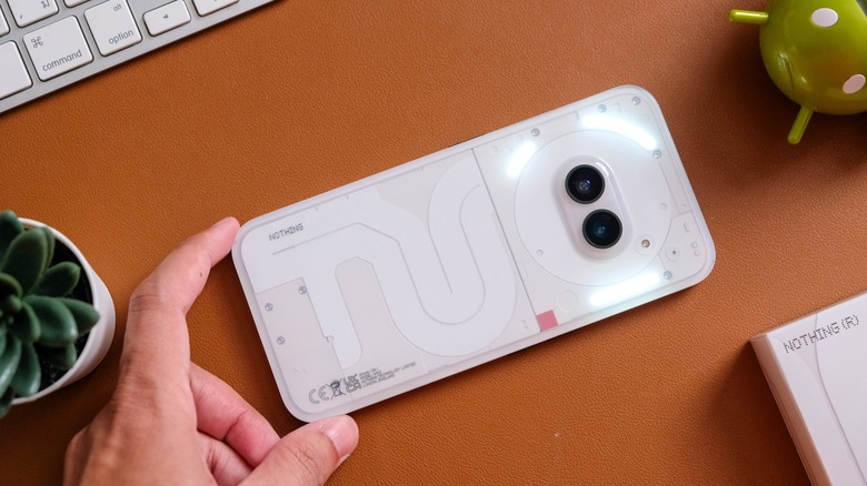 The Nothing Phone 2a mid-range phone.