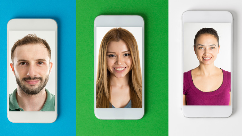 3 different faces on the same phone