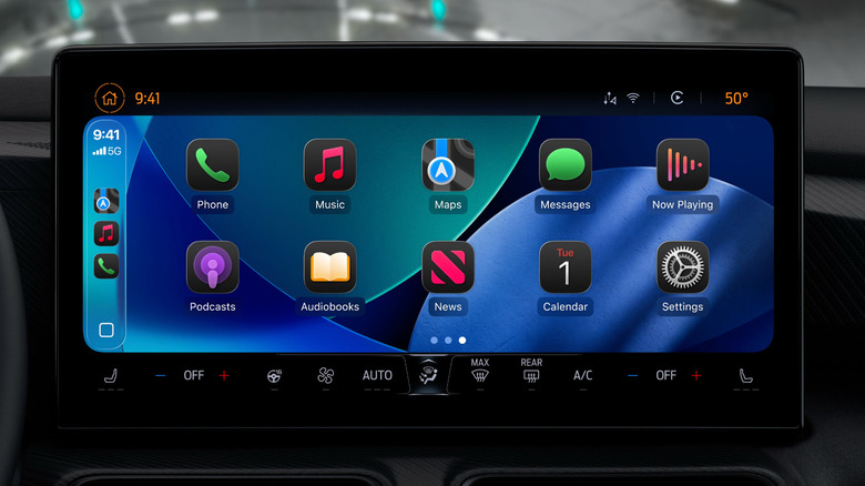 Apple's Liquid Glass design on CarPlay