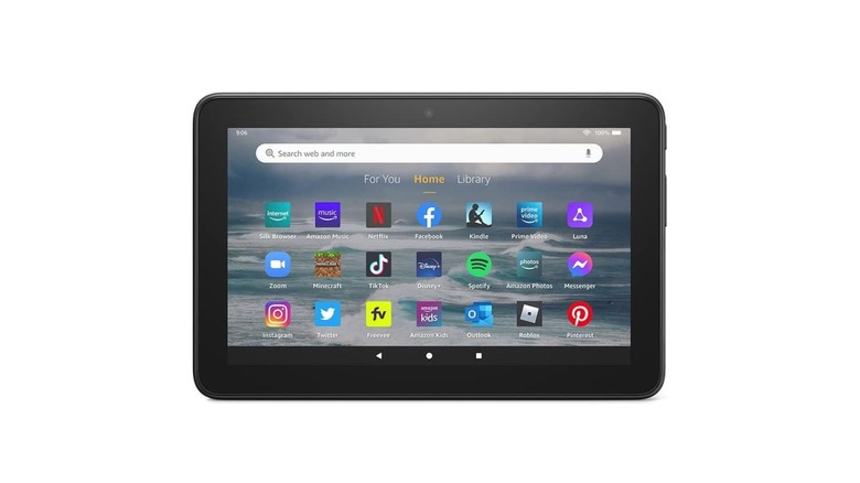 Front view of an Amazon Fire 7 against a white background