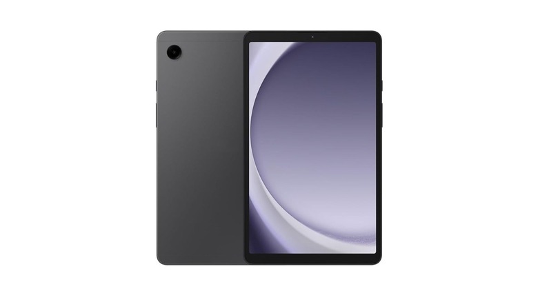 A dark gray Samsung Galaxy Tab A11 tablet