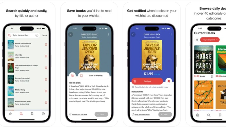 BookBub app on the iPhone