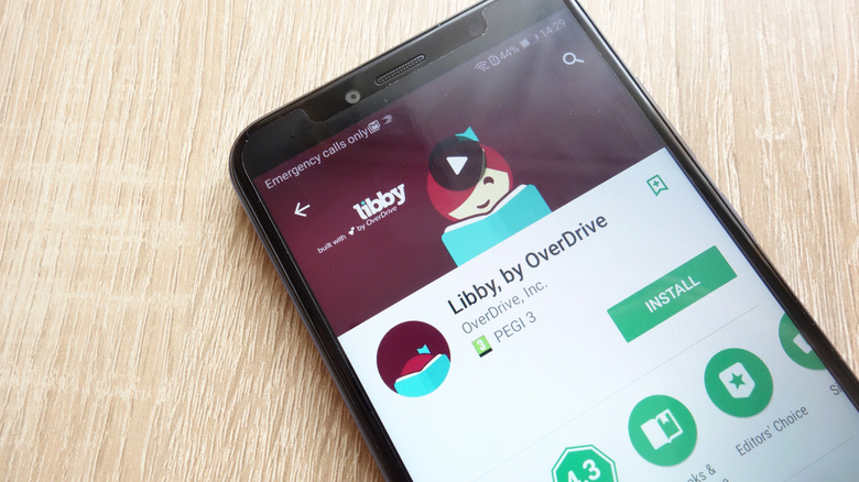 Libby app on the Google Play Store
