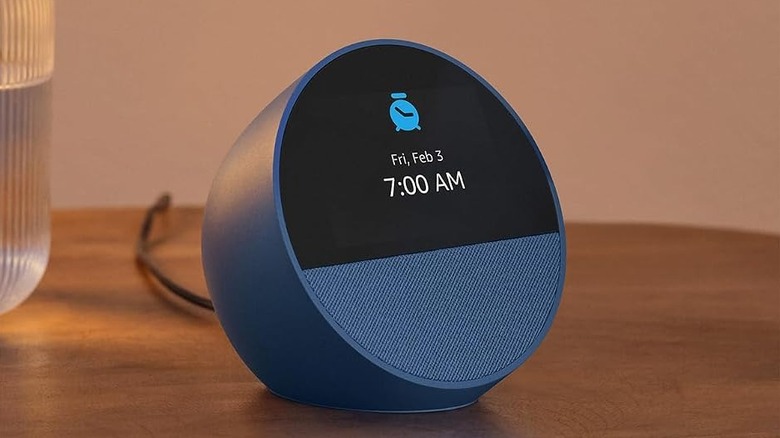Echo Spot with the visual reminder