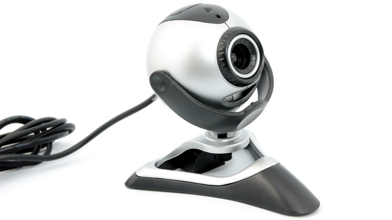 A ball-shaped USB webcam.