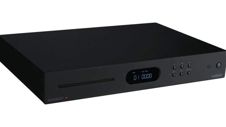 An Audiolab 6000CDT on a white background.