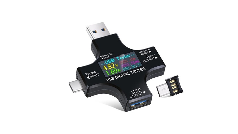The Eversame 2-in-1 USB Tester against a white background