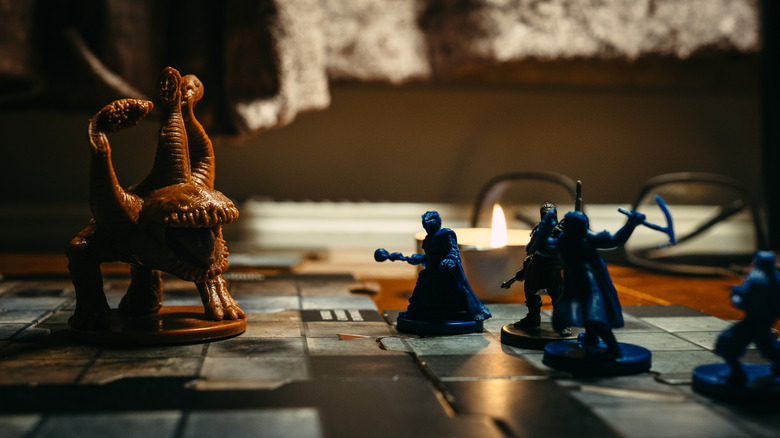 A set of tabletop miniatures.