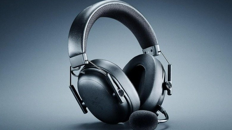 The Razer BlackShark V3 Wireless gaming headset on a black background