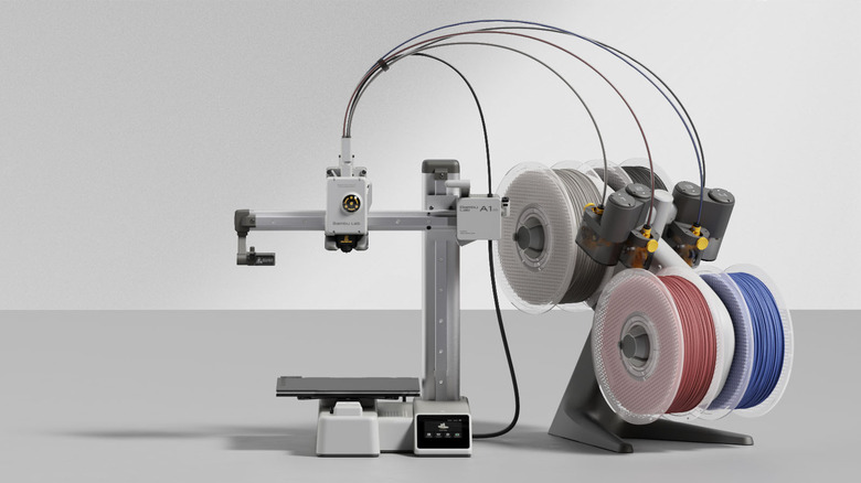 The Bambu Lab A1 Mini placed on a surface