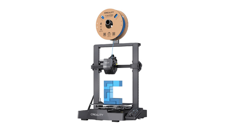 The Creality Ender-3 V3 SE on a white background