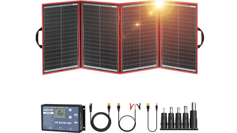 Dokio foldable solar panel kit