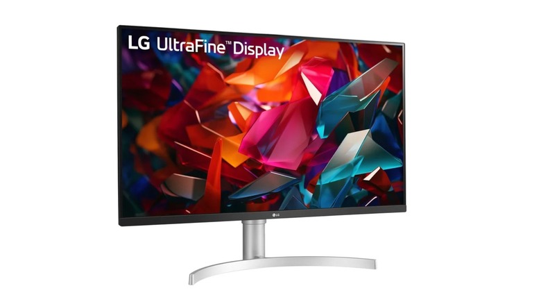 The LG 32-inch 32UN650 Ultrafine 4K UHD monitor on a white background.