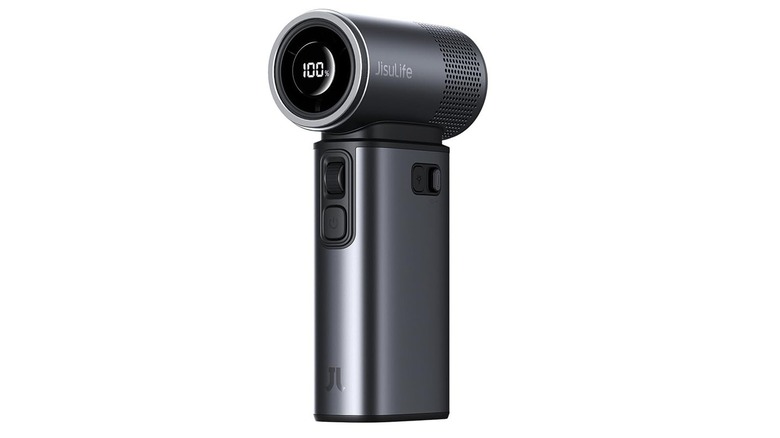 The JisuLife Ultra 2 Portable Handheld Fan on a white background.