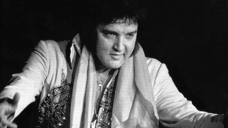 Elvis presley in 1977.