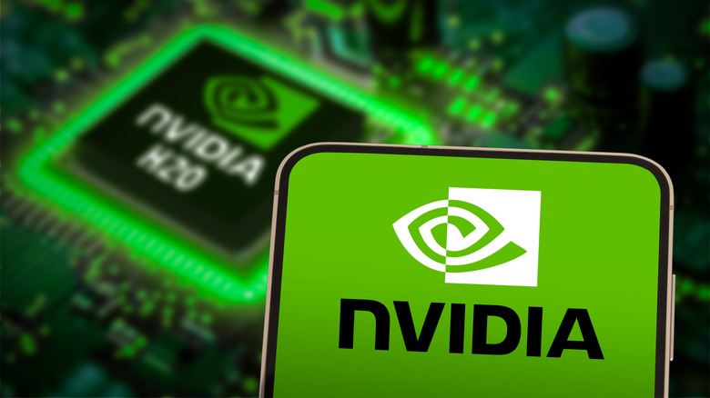 An NVIDIA chip