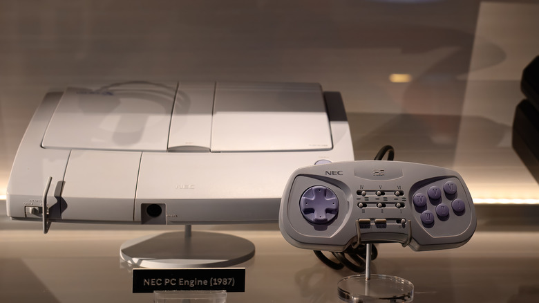 The TurboGrafx-16 on display