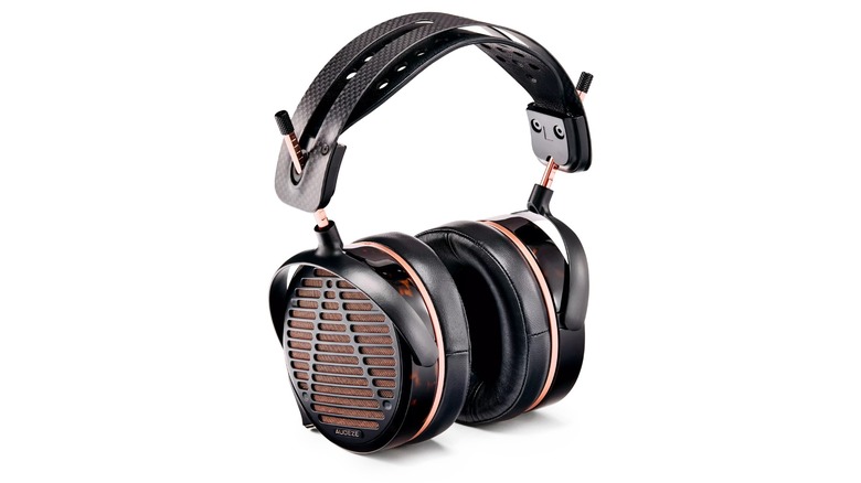A product render of the Audeze LCD 5-S open-back headphones.