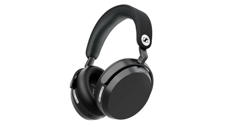 A product render of the Sennheiser Momentum 5 Wireless Bluetooth headphones.