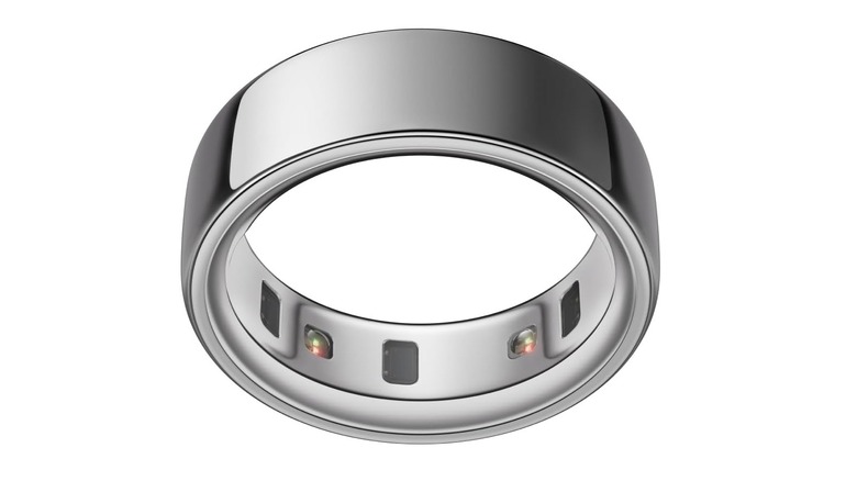 The Oura Ring 4 showing inner side of ring