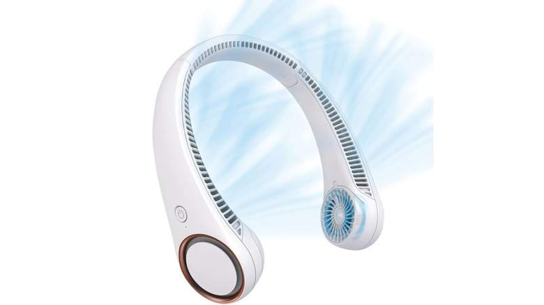 The Civpower neck fan against a white background