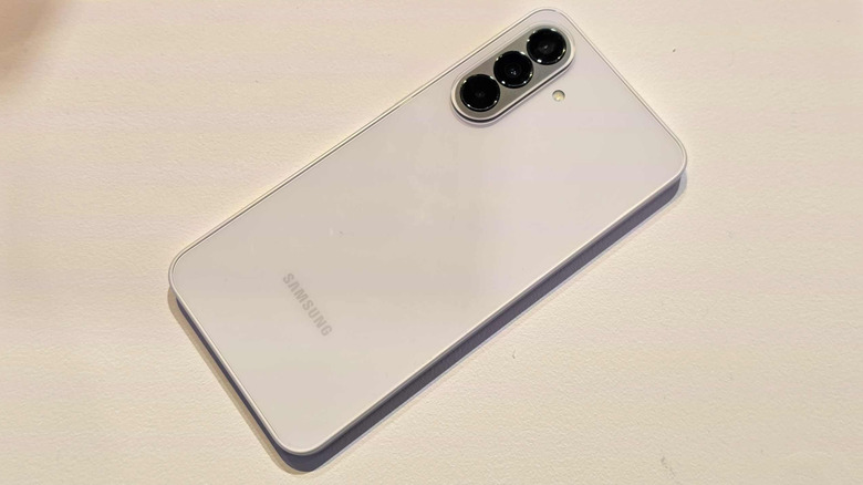 A white Samsung Galaxy A37 on a white background.