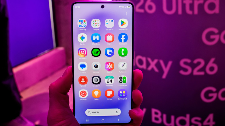 An app-packed Samsung Galaxy S26 phone