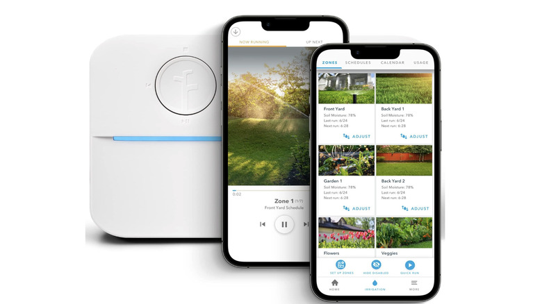 Rachio Smart Sprinkler system along with it's app