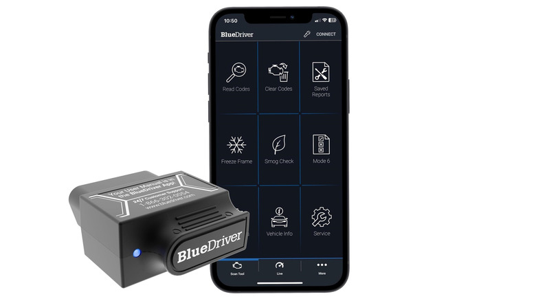 BlueDriver OBDII scan tool studio picture