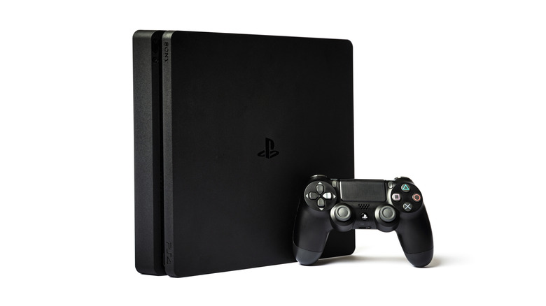 PS4 console with a controller