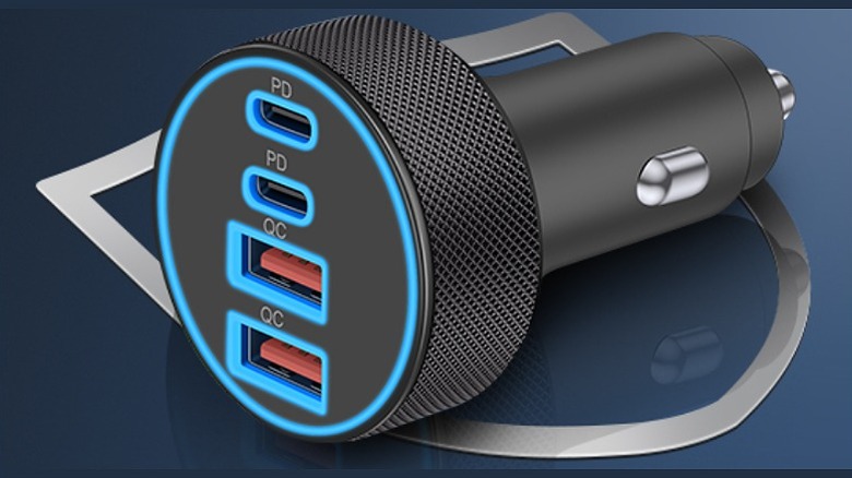 Wireless USB car charger