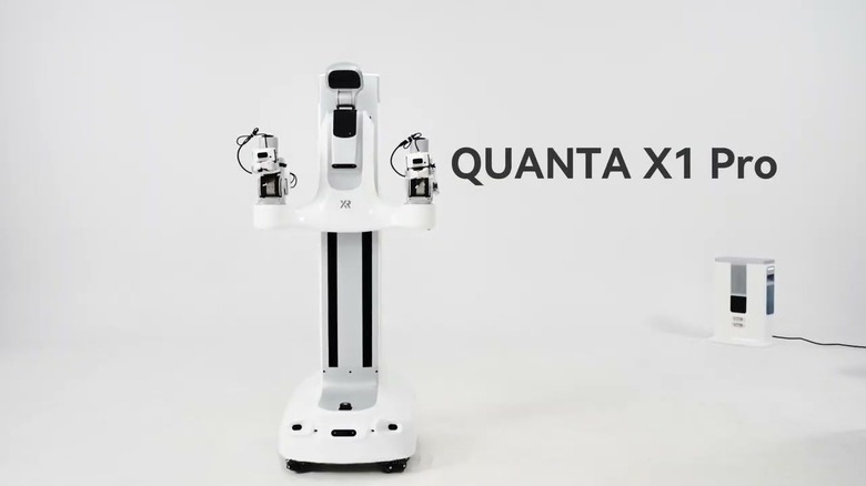 The Quanta X1 Pro robot against a white background