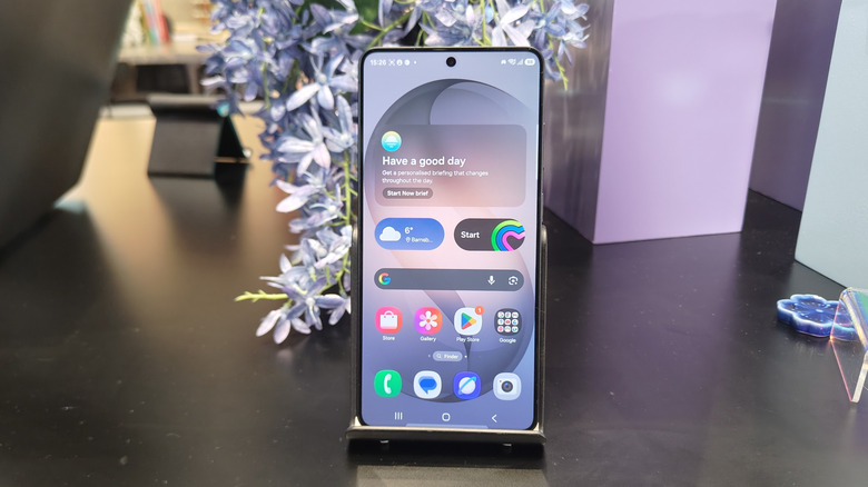 The home screen of the Samsung Galaxy S26 Ultra