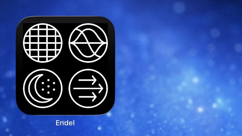 The Endel widget that goes straight into four soundscape types.