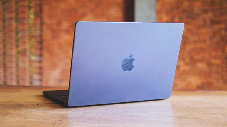 An Apple MacBook Pro placed on a table