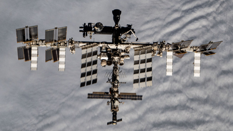 Photo of the ISS taken from the SpaceX Dragon