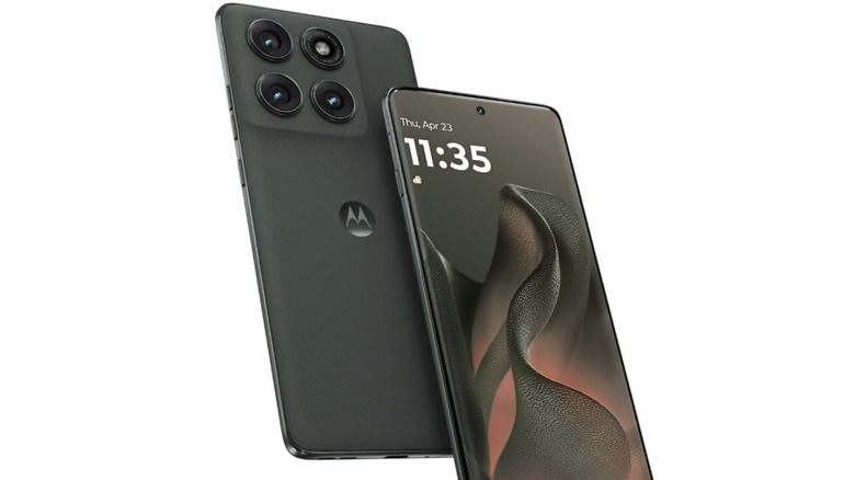 Moto Edge 2025 back and front