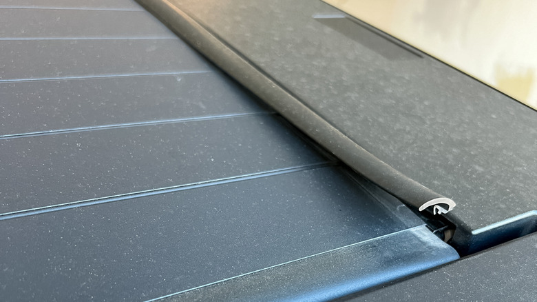 A misaligned Cybertruck roller.