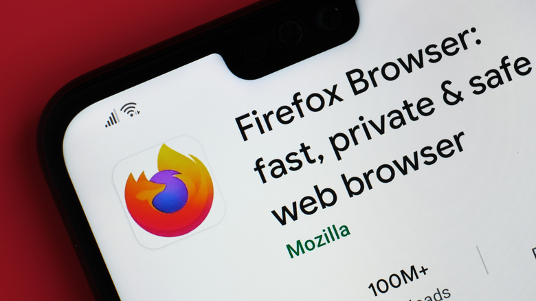 Firefox browser: fast, private & safe web browser Play Store listing