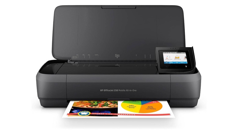 HP OfficeJet 250 portable inkjet printer