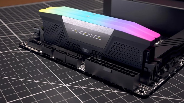 Corsair vengeance ram in motherboard outside of computer