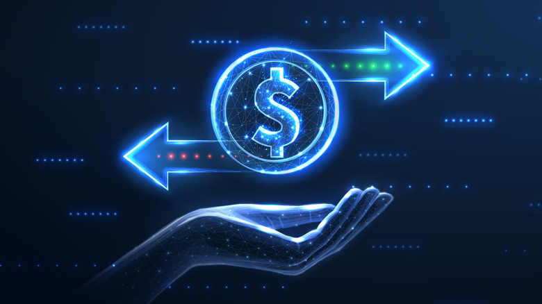 Woman browsing products in an electronics store