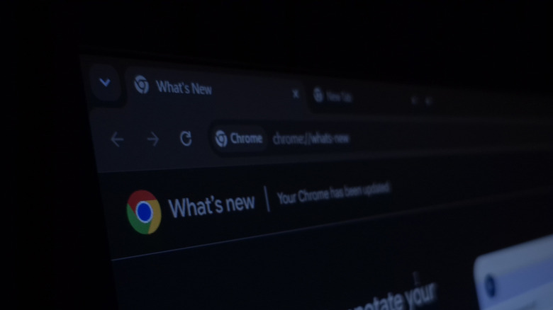 Google Chrome on a computer with a focus on its tabs
