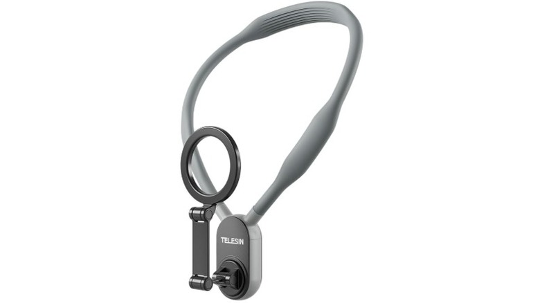 A product render of the Telesin MagSafe Neck Mount.