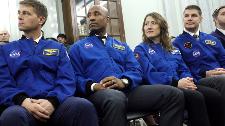 the astronauts for the NASA Artemis II mission