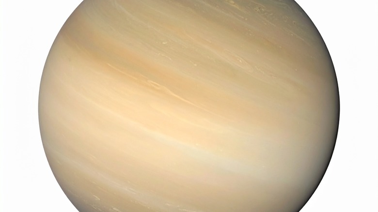 Isolated image of Venus